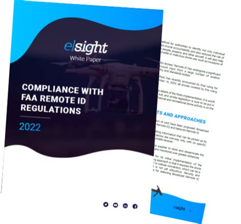 Are You Compliant With Faa Remote Id Regulations Elsight