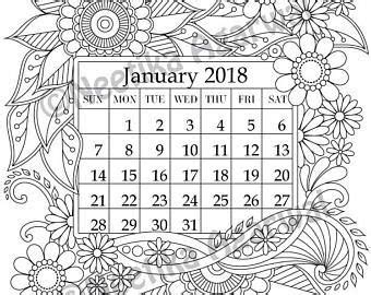Printable Coloring Workout Calendar - Coloring Book