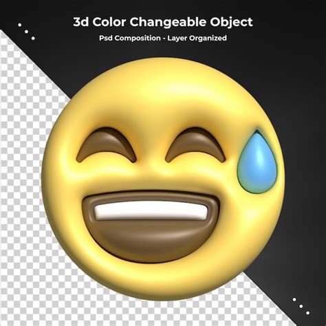 Caras Emoji Con Expresiones Faciales Representación 3d Iconos Emoji