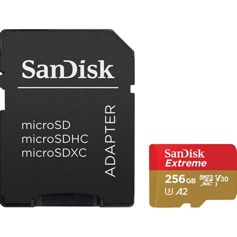 Sandisk 256gb Extreme Uhs I Microsdxc Memory Sdsqxa1 256g An6ma
