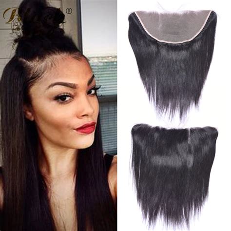 X Lace Frontal Closure Brazilian Straight Hair Lace Frontals With