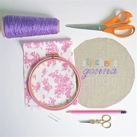 How To Frame Cross Stitch In An Embroidery Hoop