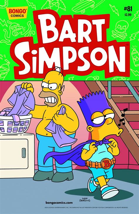 Bart Simpson Suckerpunch Simpsons Groening Bongo Graphic Novel Comic B Gem City Books Lupon
