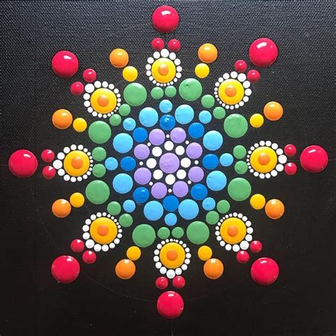 Best 11 Dot Painting Mandala Kit 9 Dot Painting Tools Stencil Etsy