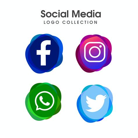Free Social Media Icons 95039 Vector Art At Vecteezy 6b4