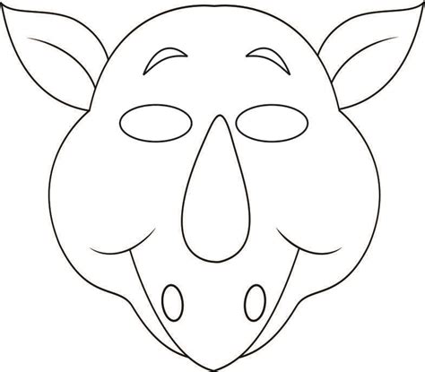 14 Animal Masks Templates Images - Jungle Animal Mask Templates, Jungle