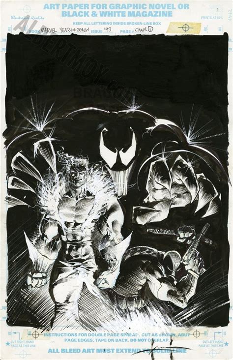 Kieth Sam Venom Sabretooth Deadpool Cover From Marvel Year In