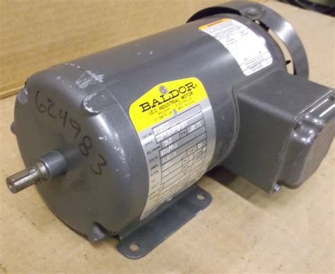 Baldor Electric Motor 034hp 3 Phase 230 460 Volt 3450 Rpm Ebay