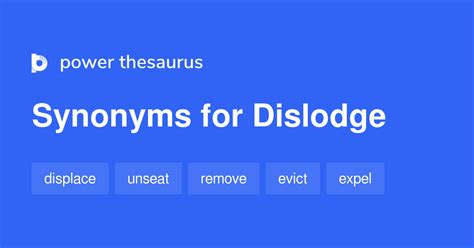 Dislodge Synonyms 984 Words And Phrases For Dislodge