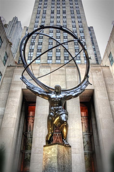 Atlas Statue Rockefeller Center New Yorkusa Flickr
