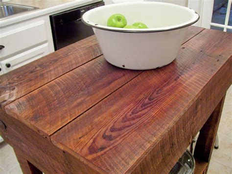 How to make a kitchen island from a table. vintage home love: How To Build A Rustic Kitchen Table Island