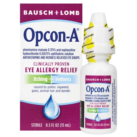 Opcon A Eye Allergy Relief Eye Drops