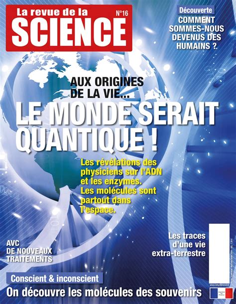 La Revue De La Science N°16 Lafont Presse