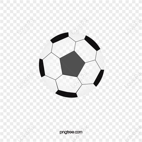 Hand Painted Cartoon Soccer Ballfootball Black And Whitedarncartoon