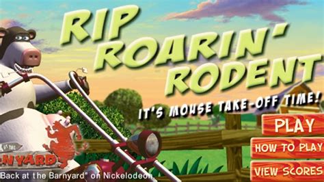Back At The Barnyard Rip Roarin Rodent Free Games For