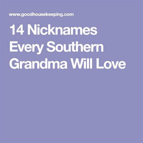 14 Of The Sweetest Nicknames For Grandma Nicknames For Grandma
