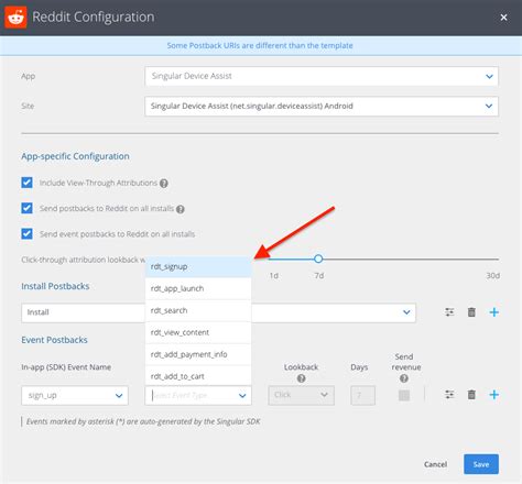 I found it works best for me. Reddit Attribution Integration - Singular Help Center