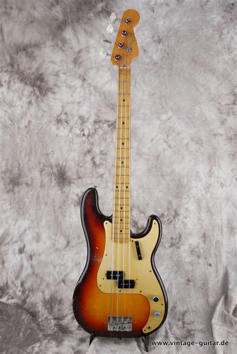 Img Vintage 3937 Fender Precision Bass 1958 Sunburst 001