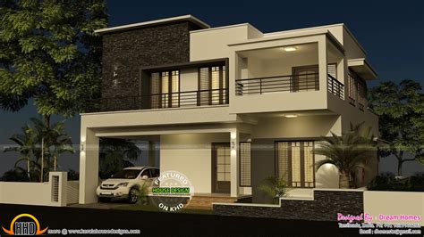 4 bedroom modern house with plan - Kerala home design and ...