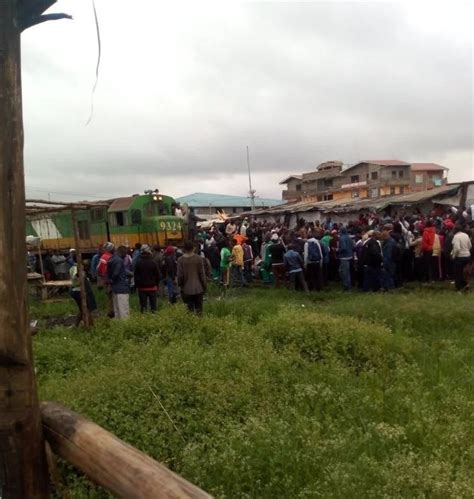 Lucky Escape For Two Motorists As Train Smashes Saloon Car At Mutindwa