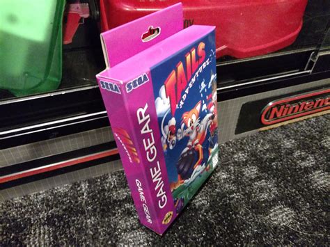 Tails Adventure Game BoxBox My Games! Reproduction game boxes
