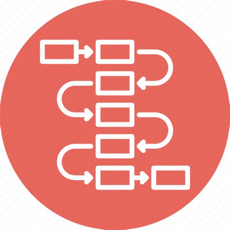 Flow Diagram Planning Scheme Workflow Icon