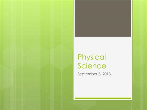 Ppt Physical Science Powerpoint Presentation Free Download Id2923327