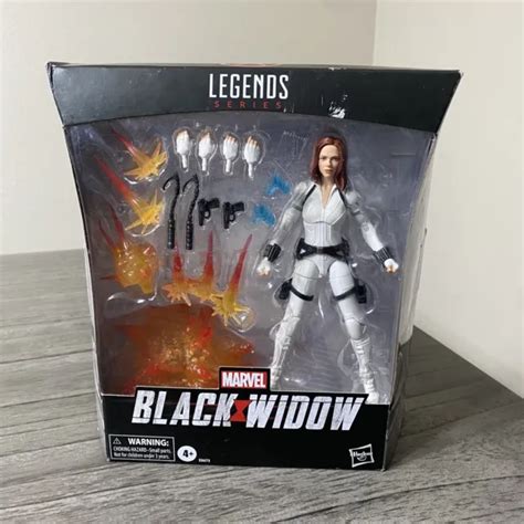 Hasbro Marvel Legends Deluxe Black Widow In White Suit Action Figure