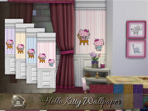 The Sims Resource Hello Kitty Wallpaper