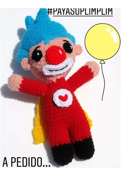 Payaso Plim A Crochet Amigurumis Mu Ecos Y Figuras De Acci N Mebuscar Argentina