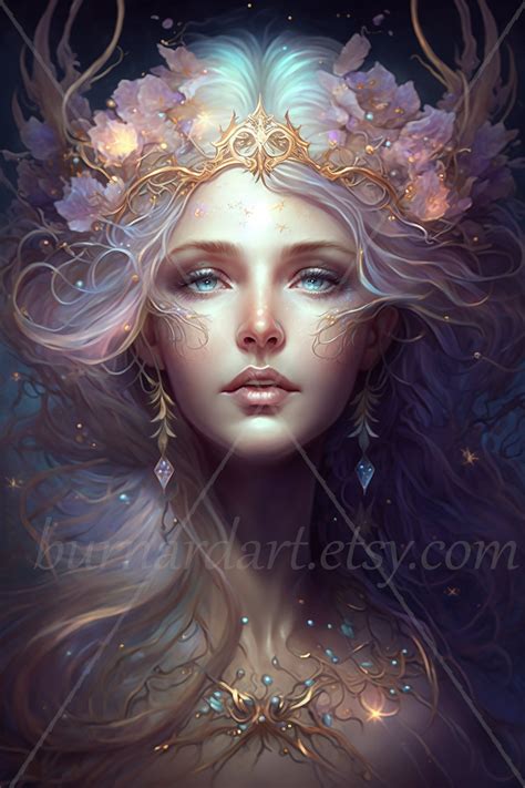 Eos Digital Download Goddess Of Dawn Greek Mythology Ai Art Print