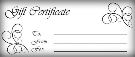 printable gift certificates hair salon