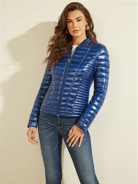 guess quilted puffer jacket