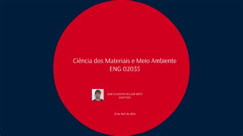 Ciência Dos Materiais By José Augusto Müller Neto