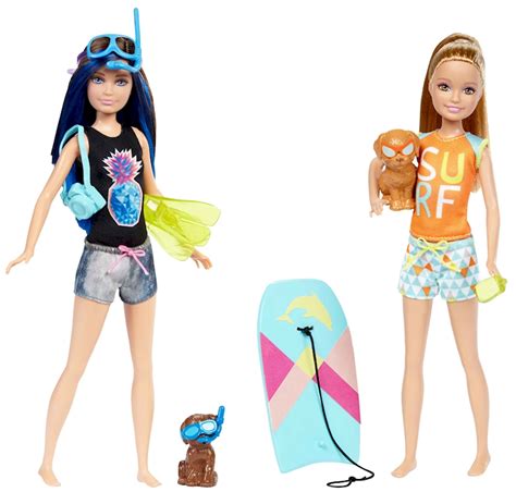 In this fun, underwater adventure, barbie and her sisters visit ken at his summer internship where he works at a coral reef researching dolphins. Barbie Dolphin Magic™ Sisters Assortment