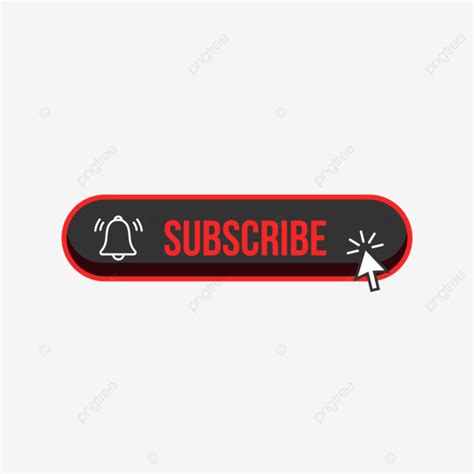 Click Mouse Cursor Vector Png Images Subscribe Button With Finger