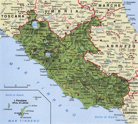 Geografia Territorio Storia Economia Del Lazio