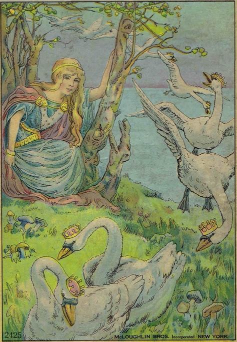 The Wild Swans -- Fairytale Illustration | Fairytale illustration, Fairytale art, Illustration