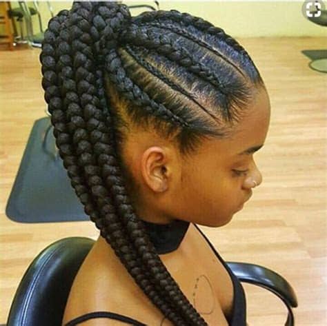 Sleek up the hair with styling gel. 79 Gorgeous Feed in Braid Hairstyles to Choose From