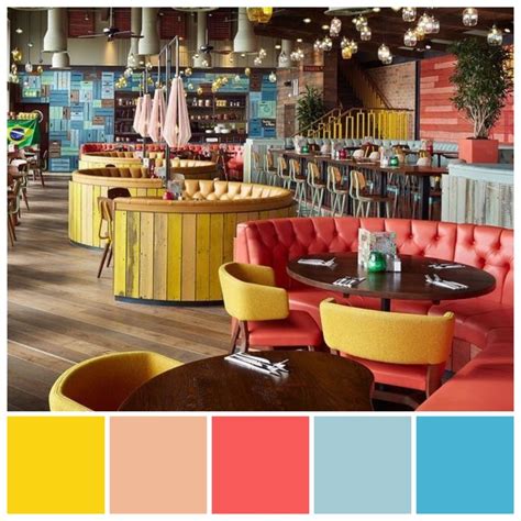 Triadic Colour Scheme Contributes To The Lively Casual Ambience In