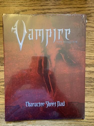 Vampire The Requiem Character Sheet Pad 4544925529