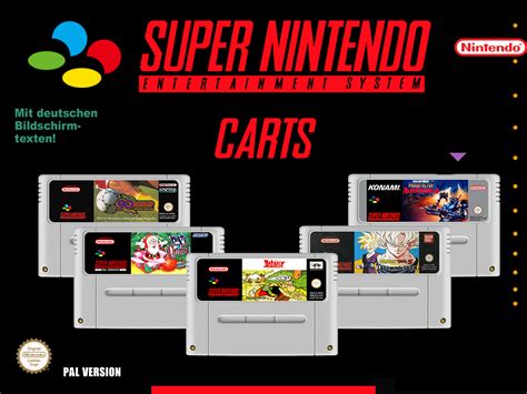 Super Nintendo Entertainment System Carts Europe Artwork Discussion