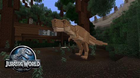 Explorando A Nova Dlc Do Jurassic World Para Minecraft Youtube