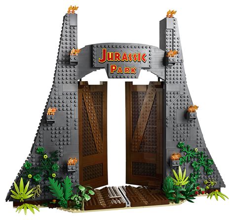 Lego Introduces The Classic Jurassic Park Gate And T Rex