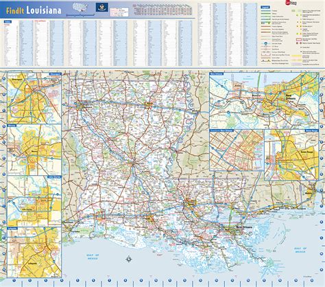 Louisiana State Wall Map By Globe Turner