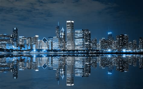 Chicago Skyline Background ·① Wallpapertag