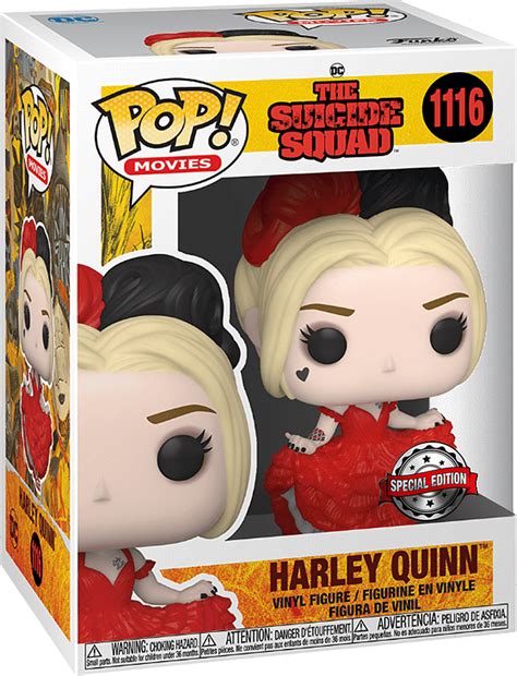 Funko Pop Movies 1116 The Suicide Squad Harley Quinn In Dress Vinyl