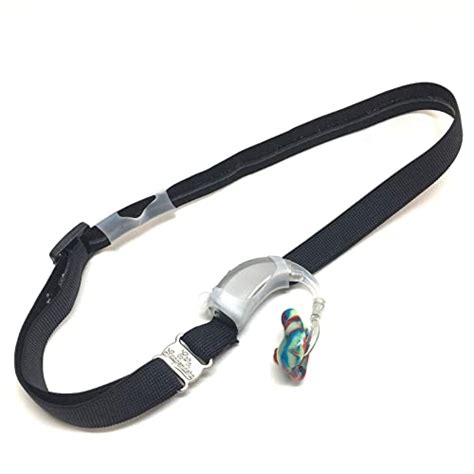 Ear Suspenders Headband For Hearing Aid Retention Black