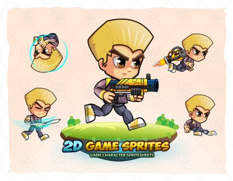 2d Game Character Sprites Gamedev Market