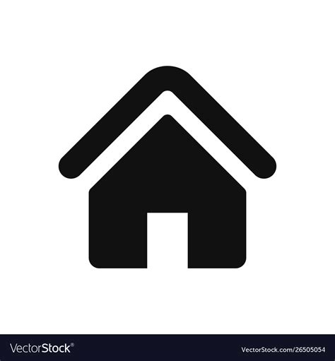 Home Icon In Modern Design Style For Web Site Vector Image